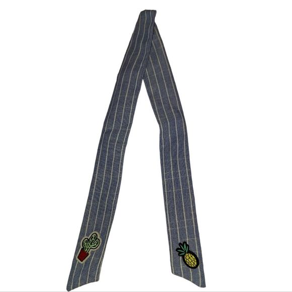 Cactus & Pineapple Striped Wired Headband - Picture 4 of 5